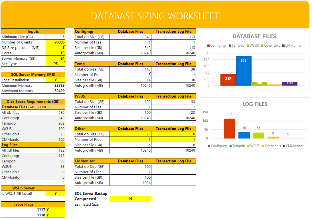 DB Sizing Worksheet v2.2